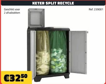 Bouwcenter Frans Vlaeminck Keter split recycle aanbieding