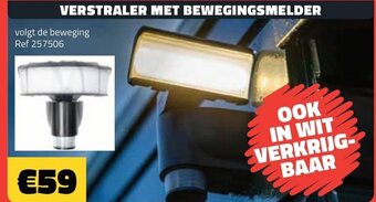 Verstraler met bewegingsmelder