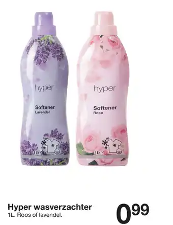 Zeeman Hyper wasverzachter 1L aanbieding