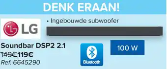 Carrefour Soundbar dsp2 2.1 aanbieding