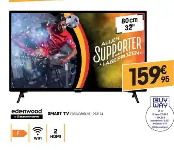 Electro Depot Edenwood smart TV ED32A03HD-VE-973174 aanbieding
