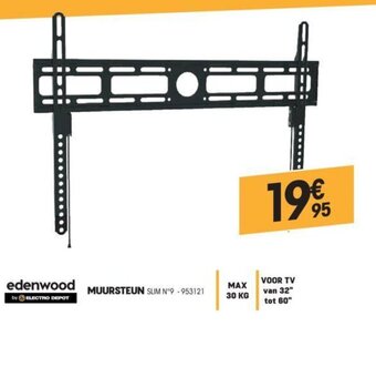 Electro Depot Edenwood muursteun slim N°9-953121 aanbieding