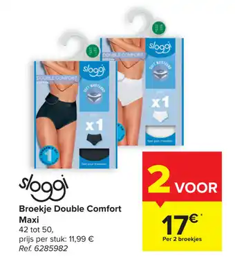 Carrefour Broekje double comfort maxi aanbieding