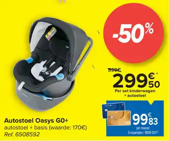 Carrefour Autostoel oasys go+ aanbieding