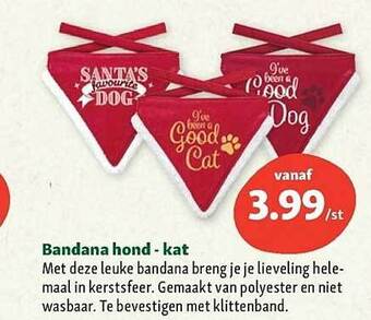 Maxi Zoo Bandana hond - kat aanbieding