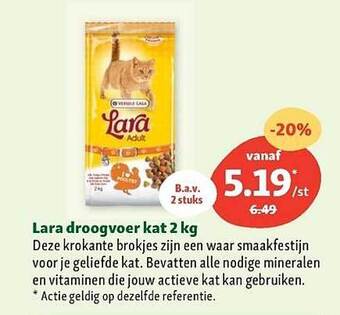 Maxi Zoo Lara droogvoer kat 2 kg aanbieding