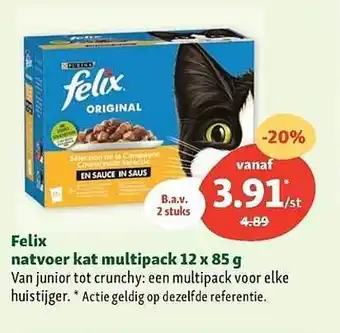 Felix natvoer kat multipack 12 x 85 g