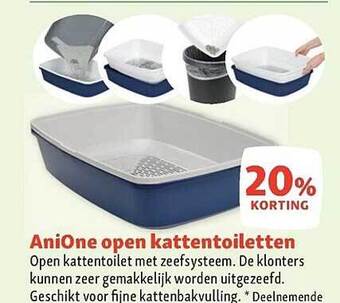 Maxi Zoo Anione open kattentoiletten aanbieding