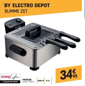 Electro Depot CosyLife friteuse CL-FR4.5-969176 aanbieding