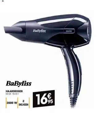 Electro Depot Babyliss haardroger D212E-961811 2000W aanbieding
