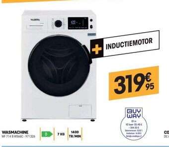 Electro Depot Valberg wasmachine WF 714 B W566C-971326 aanbieding