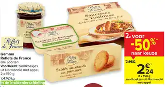 Carrefour Gamma reflets de france 150g aanbieding