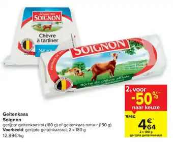 Geitenkaas soignon 180g