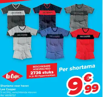 Shortama voor heren lee cooper
