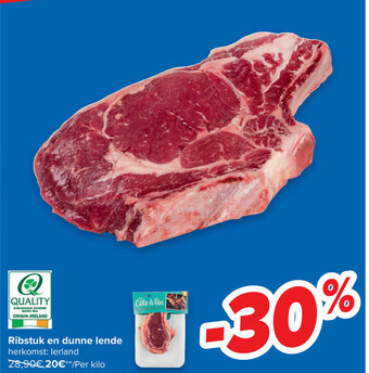 Ribstuk en dunne lende