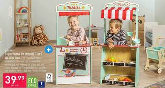 ALDI Playland supermarkt en theater 2in1 aanbieding