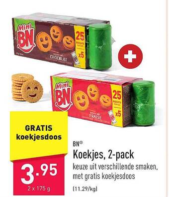 ALDI Bn koekjes, 2pack aanbieding
