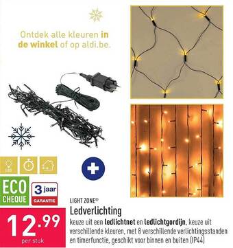 ALDI Light zone ledverlichting aanbieding