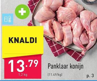 ALDI Panklaar konijn aanbieding
