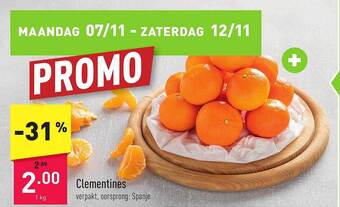 ALDI Clementines aanbieding