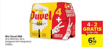 Carrefour Bier duvel 666 aanbieding