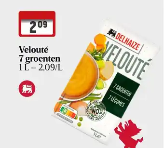 Delhaize Veloute 7 Groenten 1L aanbieding