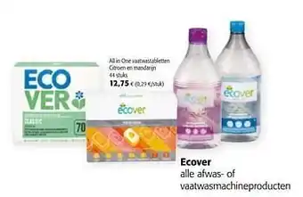 Colruyt Ecover all in one vaatwastabletten citroen en mandarijn aanbieding