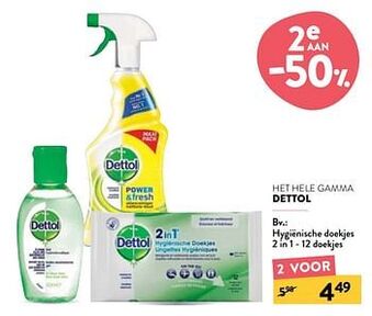 Hygiënische doekjes 2 in 1