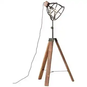 Leen Bakker Brilliant vloerlamp Matrix - zwart - Leen Bakker aanbieding