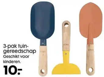 3-pak tuin- gereedschap