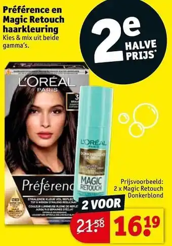 Kruidvat Magic retouch donkerblond aanbieding