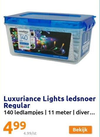 Luxuriance Lights Ledsnoer Regular 140 Ledlampjes 11 meter