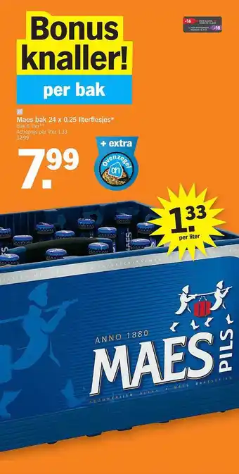 Albert Heijn Maes bak aanbieding