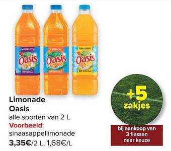 Carrefour Limonade oasis aanbieding