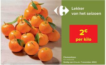 Carrefour Clementines aanbieding