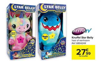 Carrefour Best of tv knuffel star belly aanbieding