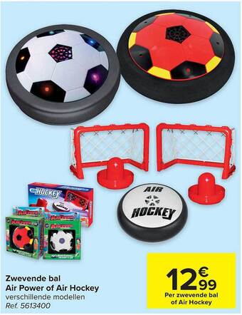 Carrefour Zwevende bal air power of air hockey aanbieding