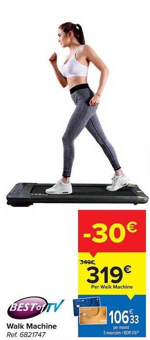 Carrefour Best of tv walk machine aanbieding