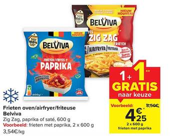 Carrefour Frieten oven-airfryer-friteuse belviva aanbieding