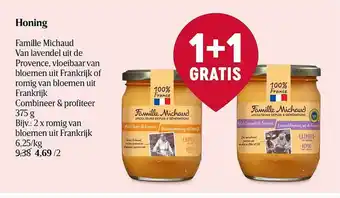Honing famille michaud 1+1gratis