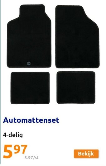 Action Automattenset 4 - Delig aanbieding