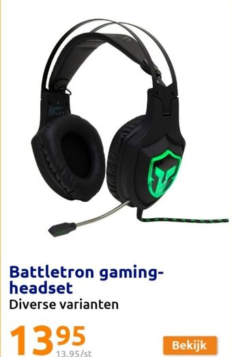 Action Battletron Gaming Headset aanbieding