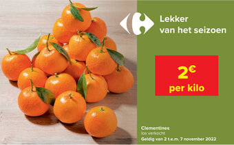 Carrefour Clementines aanbieding