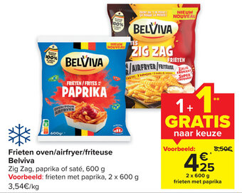 Carrefour Frieten oven/airfryer/friteuse Belviva aanbieding