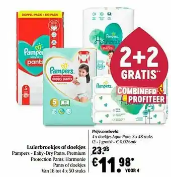 Delhaize Doekjes aqua pure aanbieding