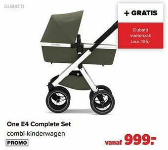 Baby-Dump One e4 complete set combi-kinderwagen aanbieding