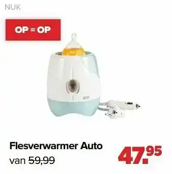 Nuk flesverwarmer auto