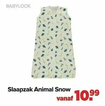 Baby-Dump Slaapzak animal snow aanbieding