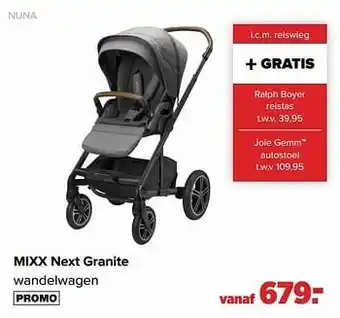 Mixx next granite wandelwagen
