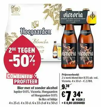 Delhaize Sterk blond bier victoria aanbieding